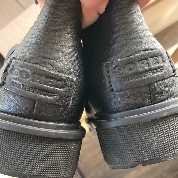 Sorel Leather Waterproof Moto Boots - Picture 12 of 12